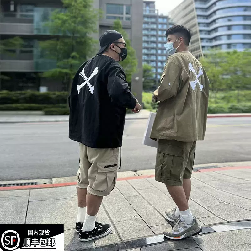 四季出品現貨WTAPS SCOUT LS NYCO TUSSAH無領骨頭長袖襯衫男22SS - Taobao