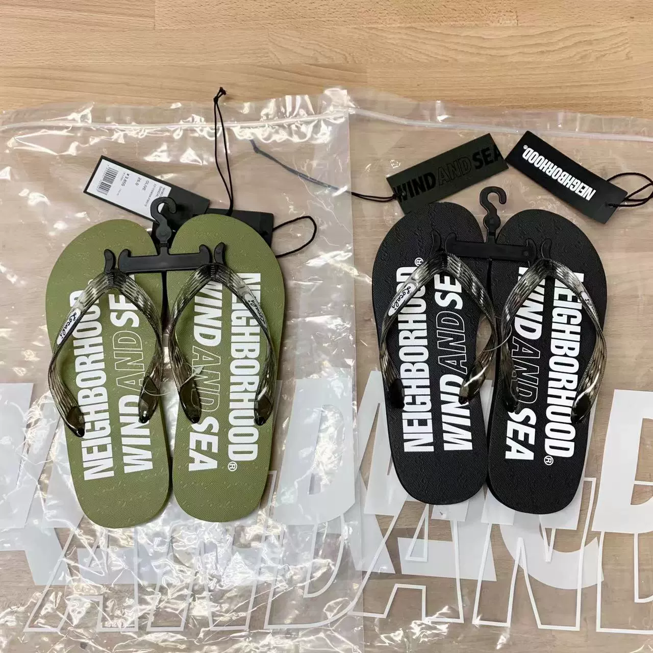 四季出品折扣现货NEIGHBORHOOD NHHY 3POINT R-SANDAL人字拖19SS-Taobao