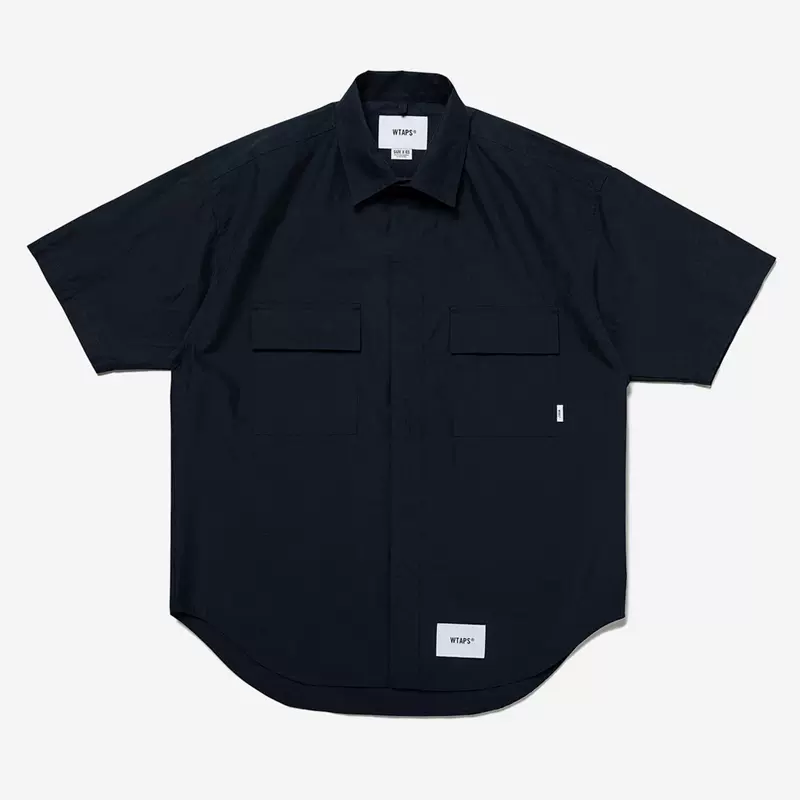 四季出品現貨WTAPS TANG SS NYCO RIPSTOP日系休閒短袖襯衫男23SS-Taobao