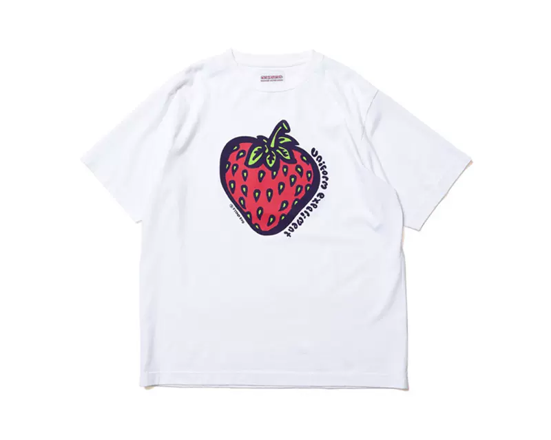 四季出品订货UE INSANE WIDE TEE联名熊猫乌龟草莓短袖T恤男23AW-Taobao
