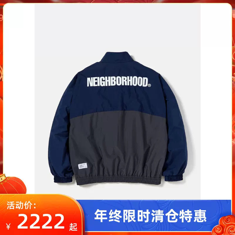 四季出品现货NEIGHBORHOOD BICOLOR TRACK印花拼接夹克外套男23SS-Taobao