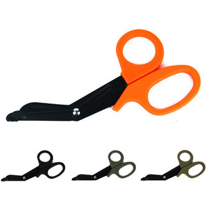 EDC Military Regulations EMT with fine -tooth survival rescue scissors and emergency canvas scissors wild survival equipment