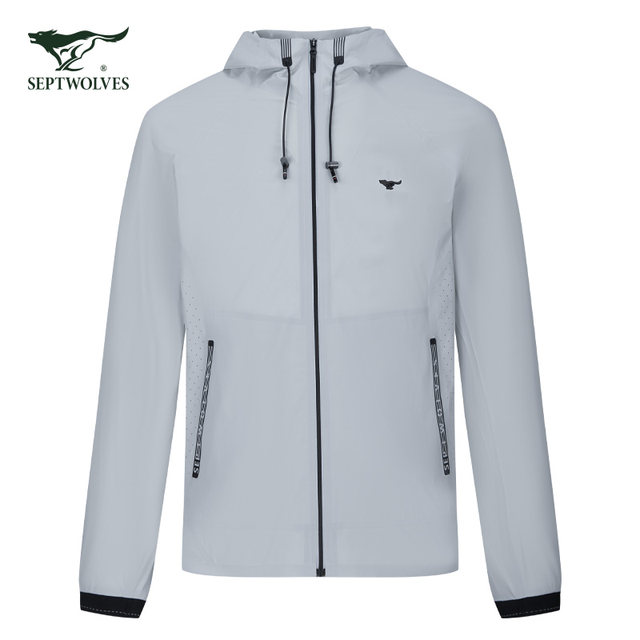 Seven Wolves men's double-sided jacket jacket spring casual hooded top ...