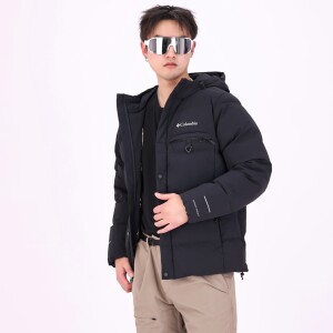 
Columbia down jacket for men and women gold dot warm and water-repellent 700 fluff goose down down jacket WE1756