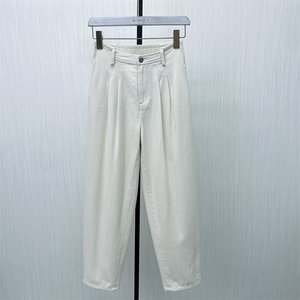 
fei2025 winter new product harem pants women's high waist slimming loose casual commuting versatile trousers 8143