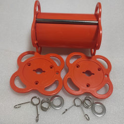 Fully Automatic Milk Tea Sealing Machine Film Collecting Sleeve Cup Sealing Machine Material Collection Assembly Film Roll Roller Clamp Accessories Black Glue Flower