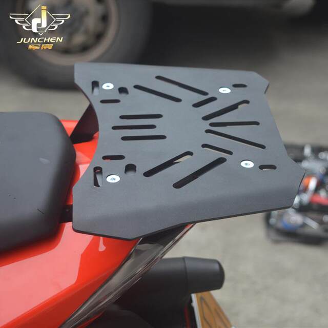 Motorcycle Tail Modification Project Suitable for motorcycle SF4 trunk aluminum alloy tail box rear shelf ...