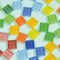 Crystal Glass Mosaic Freeform Stone DIY Creative Patchwork Children's Handmade Decoration Materials Patchwork Material Kit