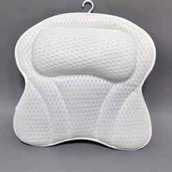 Bathtub Pillow 4D Bath Pillow Waterproof Neck Pillow with Suction Cup Anti-Slip Pad Export Thickened Bath Pillow