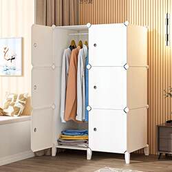 2025 New Model Simple Wardrobe, 2025 New Model Thickened Plastic Material Moisture-Proof Wardrobe, Multi-Layer Bedroom Home Storage