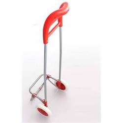 Supermarket Shopping Cart, Stair-Climbing, Foldable, Portable Luggage Cart, Horn-Shaped Frame, Super Selection, Red Grocery Shopping Cart
