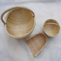 Handmade Woven Basket for Steamed Buns, Bread Tray, Wedding Basket, Rattan Egg Basket, Rattan Carrying Basket
