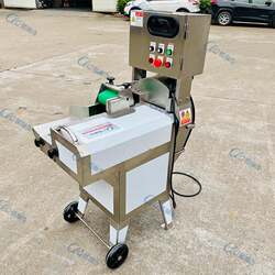 Direct Selling of Orange and Kiwi Fruit Conveyor-Type Cross-Cutting and Round-Cutting Slicers, Lemon Slice Processing Equipment for Food Factories