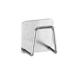 Stainless steel kitchen kitchen hook punched sponge sticky hook