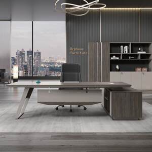 
Modern simple office boss office desk manager desk desk chair combination president office furniture boss desk