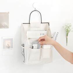 Fabric Storage Hanging Bag for Wall Mounting, Dormitory Wall Storage Bag, Door Hanging Organizer, Hanging Storage Bag