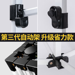 Stall parasol outdoor advertising tent large outdoor folding printed awning parking shed four-corner tent Nayou