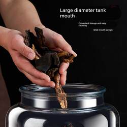 Specialized Glass Storage Jars for Tangerine Peel, Sealed Bottles, Food-Grade Glass Bottles, Tea Cans, Tangerine Peel Storage Containers