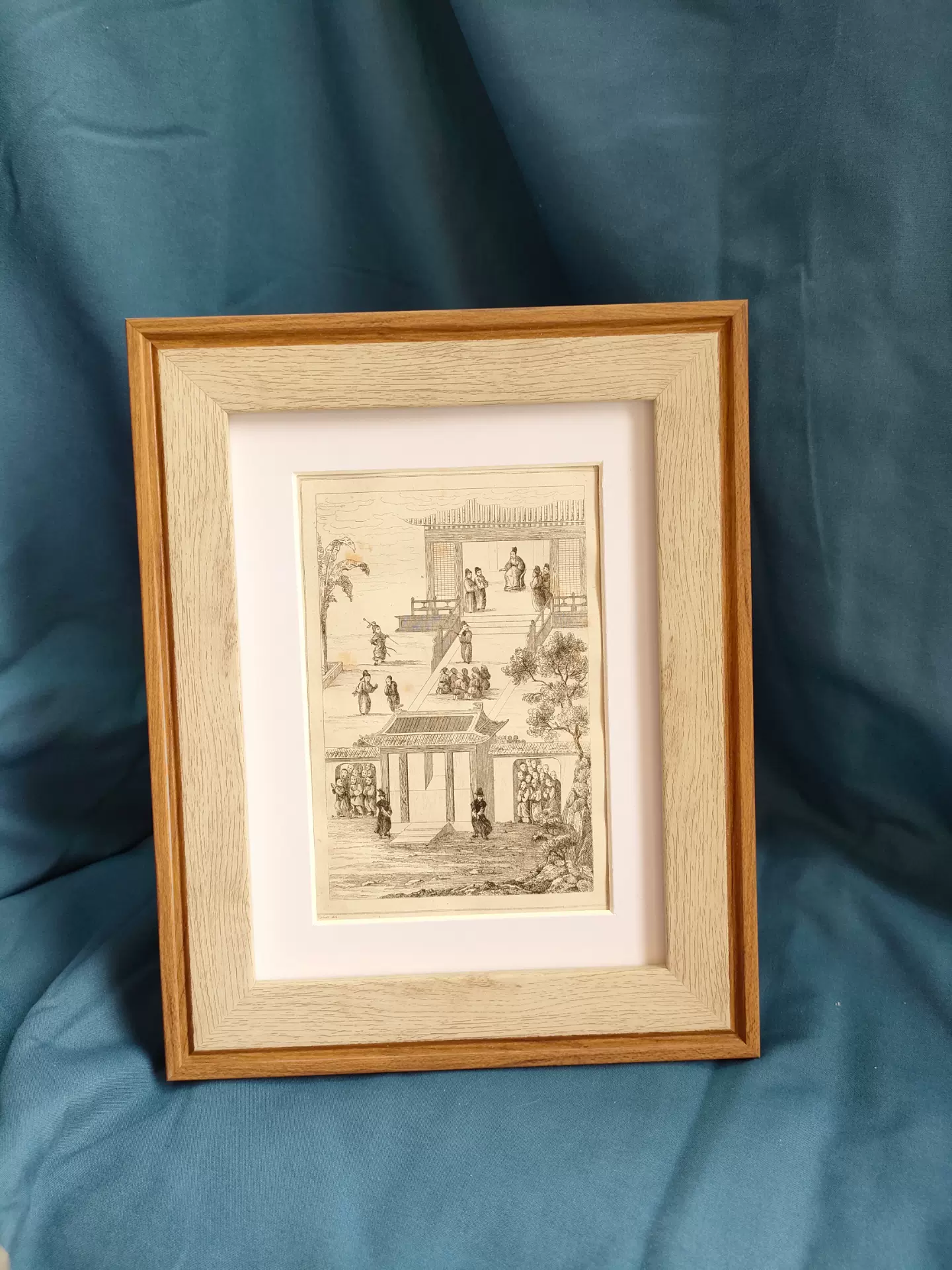 人気特価をすべて 1835年清代中国人物故事铜版画，原版非复制品，画框尺寸8寸-Taobao 絵画