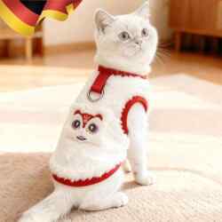 Cat Clothes 2025 New Winter Warm Anti-Shedding Vest for Pets, Dogs, Bichon, Kittens, Devon Cats