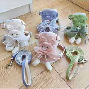 
Dog leash vest type small dog Teddy Bichon dog chain walking cat harness dog rope pet supplies