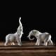 Creative Ceramics Animal Elephant Small Slows Home Horticultural Basin DIY Micro Landscape Scenery Decoration Accessories
