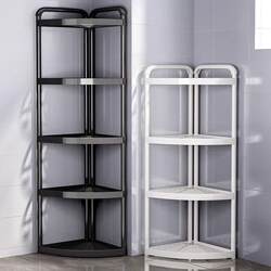 Japanese Bathroom Shelf, Floor-Standing, Multi-Layer, Triangular Toilet Storage Organizer, Bathroom Washbasin Rack