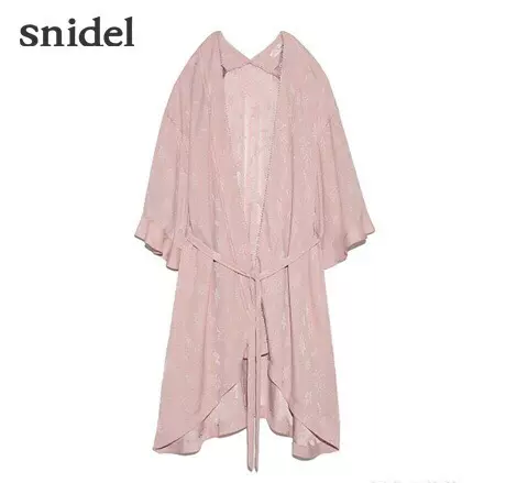 snidel 甜美绑带开衫+裤子套装，可以当家居服也可-Taobao Vietnam