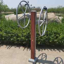 2020 model wood plastic outdoor community outdoor fitness equipment for home use sports equipment aerobic fat burning walking