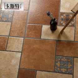 American-Style Yard Balcony Tiles, Terrace Tiles, Antique Tiles, Outdoor Garden Retro Floor Tiles, Courtyard Non-Slip Floor Tiles