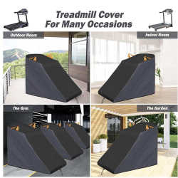 Fitness equipment protective cover outdoor home treadmill cover dustproof sun protection rainproof cover with reflective handle
