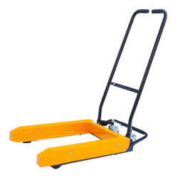 Turnover box truck, vegetable and aquatic basket, special plastic basket tool cart, manual egg basket, trolley, forklift