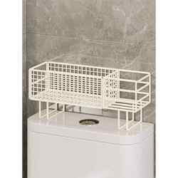 Storage Rack Above the Toilet in the Bathroom, Organizer for Toilet Paper on the Water Tank, Bathroom Sink Shelf