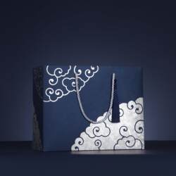 Father's Day Gift Bag, Gift Bag, Hand-Held Paper Bag, Chinese Style, High-End, Simple and Creative, Gift for Male Birthday Party Favors