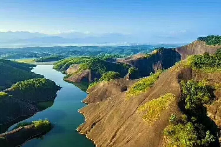 桂阳红枫林图片