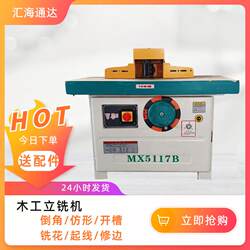 Woodworking Vertical Milling Machine, Vertical Single-Axis/Double-Axis Sliding Table Milling Machine, Engraving and Milling Small Router Machine, Woodworking Machinery 5117