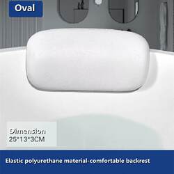 Self-Skinning Polyurethane Wooden Barrel Pillow Bathroom Accessories Pu Bathtub Cushion Waterproof Pu Bath Pillow Manufacturer A4