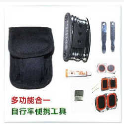 Multifunctional bicycle repair tool/tire repair kit/inner hex tool/tire lever, one thing with multiple uses