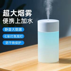 
Cross-border new product silent humidifier creative portable heavy fog volume mini compact desktop humidifier