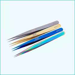 Cross-border direct supply VETUSMCS colorful beauty eyelash tweezers grafted eyelashes golden feather dolphin flower clip