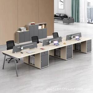 
Staff brain desk combination staff office chair public desk staff station office staff desk office furniture four BK2023