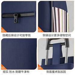 Lightweight, Sturdy, and Durable Shopping Cart, Foldable Grocery Cart, New Portable Stair-Climbing Trolley, Convenient Pull Cart