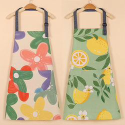 Fashionable Adult Kitchen Apron, Stain-Resistant, Anti-Dirt, Workwear, Labor Protection, Pure Cotton Apron Coverall