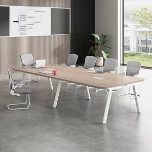 Conference table long table simple modern table and chair group reception workbench negotiating training large -scale office furniture