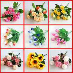 Sports Meeting Hand-Held Flower Bouquet, Silk Flowers, Artificial Flowers, Living Room Performance Dance Props, Gymnastics, Large Chorus, School Fake Flower Bouquet