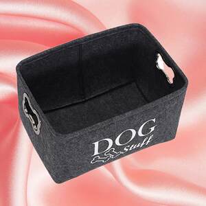 
Pet supplies basket, pet supplies, cat and dog toy box, cat and dog storage toy storage, pet supplies storage box with gold