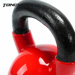 Kettlebell fitness household men's 15/20kg plastic dipped dumbbell fitness equipment 40 pounds women's competitive cast iron kettle