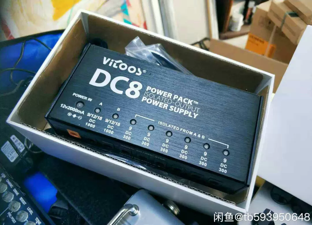 vitoos 电源vitoos DC8单块效果器电源，黑色-Taobao