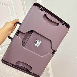 Plastic Folding Table, Portable Multi-Functional Student Dormitory Bed Bedroom Folding Desk, New Simple Design for Lazy People