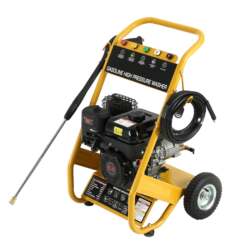 Model a 6.5Hp Aluminum Inclined Plate Pump Cart-Type 150Bar Gasoline High-Pressure Cold Water Cleaning Machine Car Washer with 9L Flow Rate